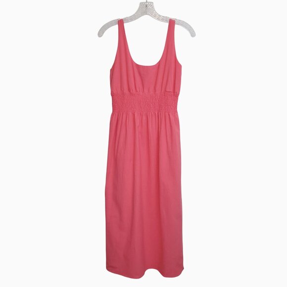 Tuckernuck Pomander Place Wimberly Midi dress in pink - Picture 13 of 13